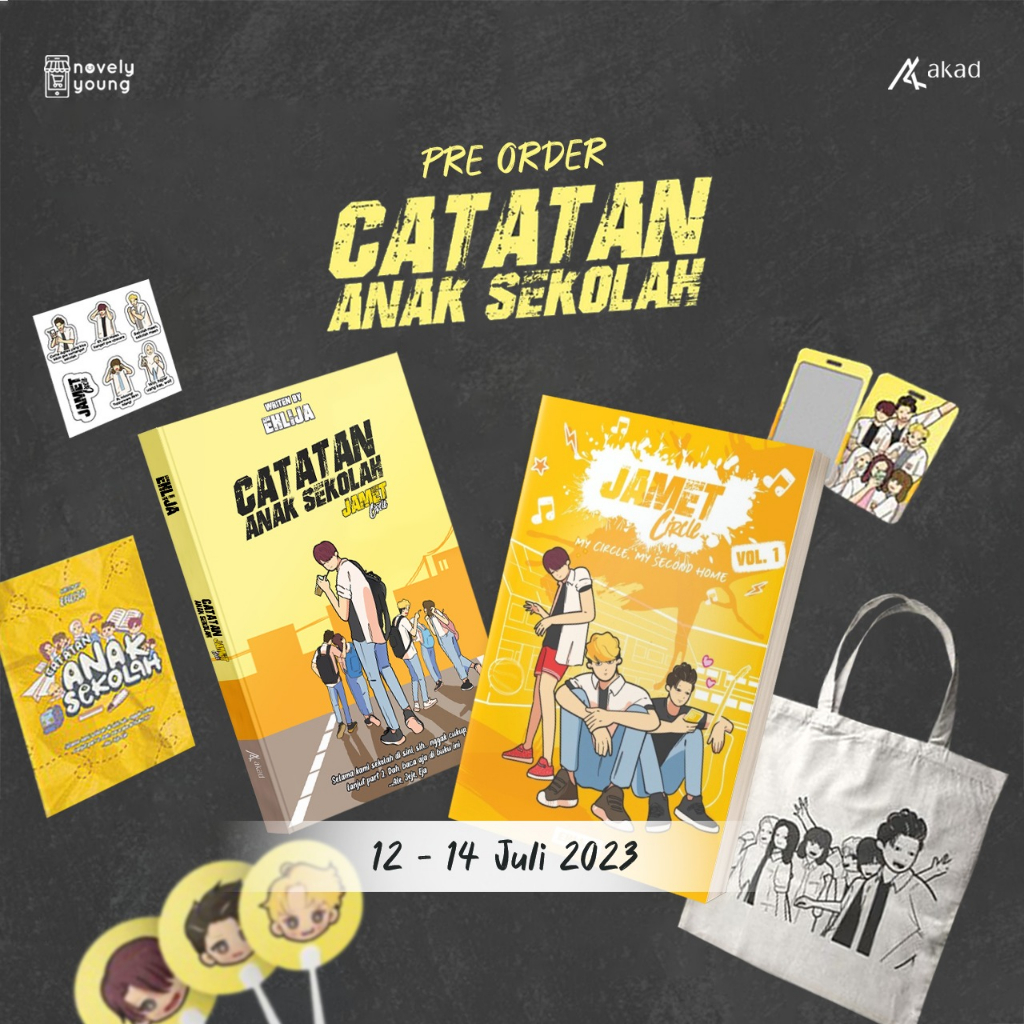 Jual Novel Jamet Circle vol.2 : Catatan Anak Sekolah - Ehlija - Akad ...