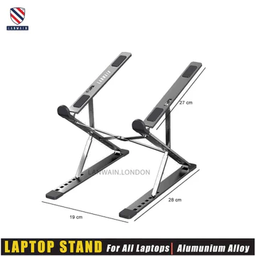 Lanwain London Adjustable Laptop Stand Tablet Stand Meja Laptop Aksesoris Laptop
