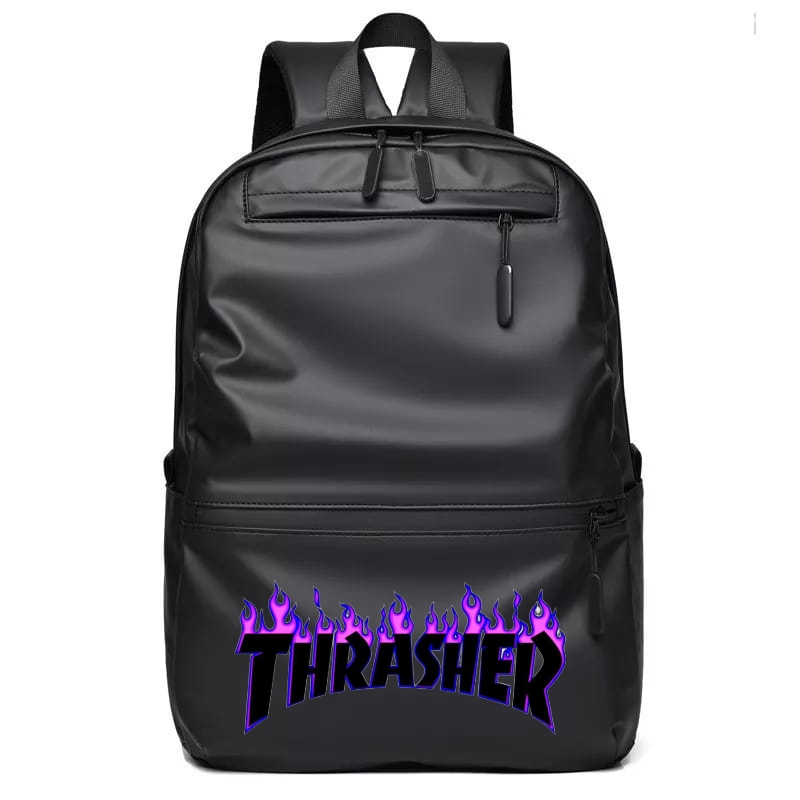 Jual Tas Ransel Punggung Pria Simple Backpack Cowok Sekolah Waterproof -  Abu-abu - Kab. Bandung - Moccaron