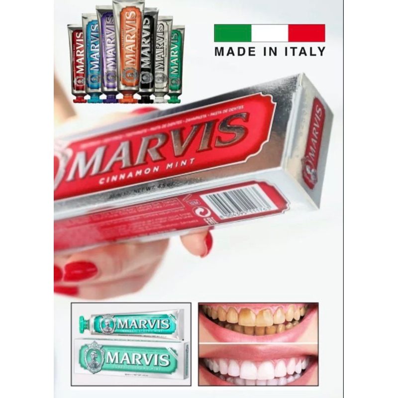 Jual Marvis Toothpaste made Italy 25gr Shopee Indonesia