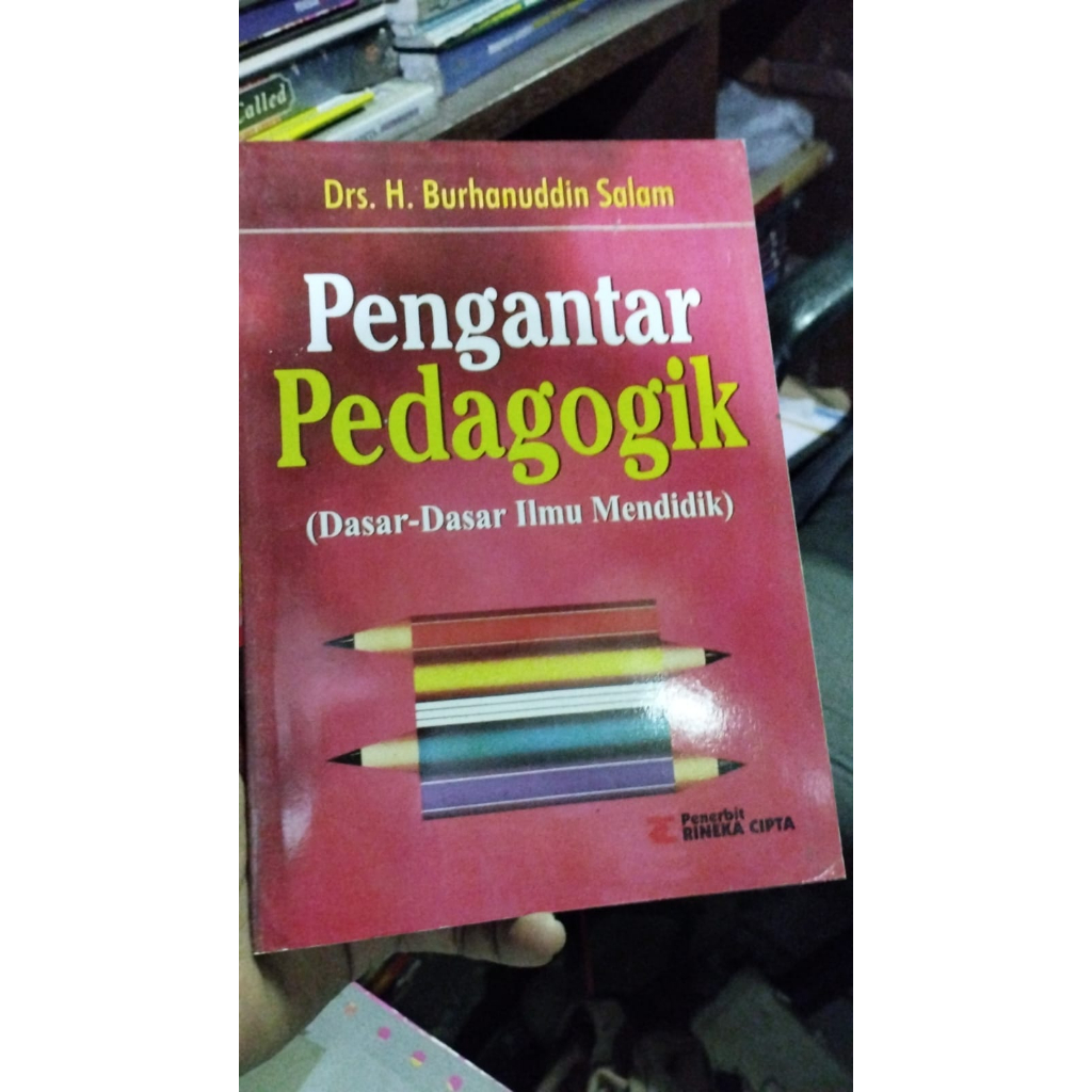 Jual Buku Pengantar Pedagogik Dasar Dasar Ilmu Mendidik Burhanuddin