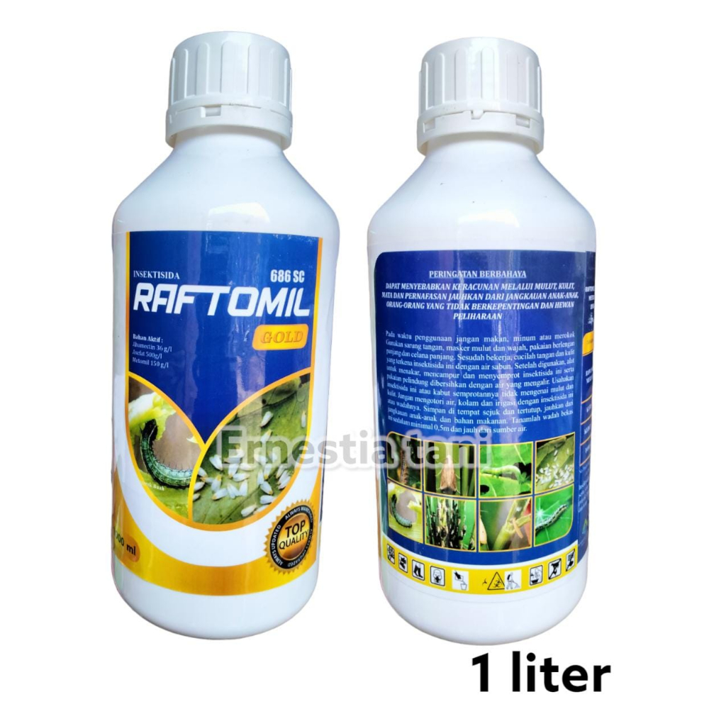 Jual RAFTOMIL GOLD 686 SC 1 Liter Insektisida Abamectin Asefat Metomil ...