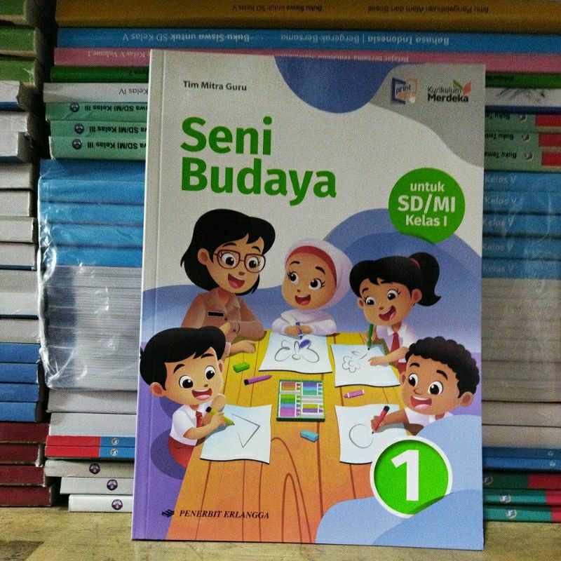 Jual Seni Budaya Kelas 1 SD/MI Kurikulum Merdeka Penerbit Erlangga ...