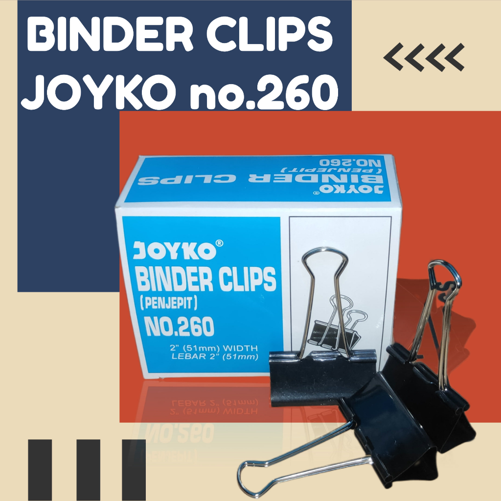 Jual BINDER CLIPS JOYKO Dan MONTANA no.260/ Penjepit Shopee Indonesia