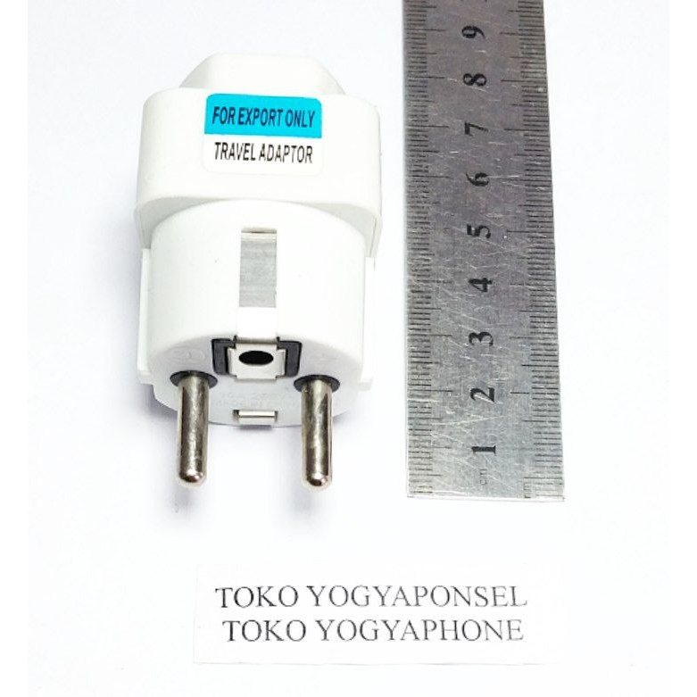 Jual Converter Adaptor Colokan Kaki 3 ke Kaki 2 Oversteker Serbaguna
