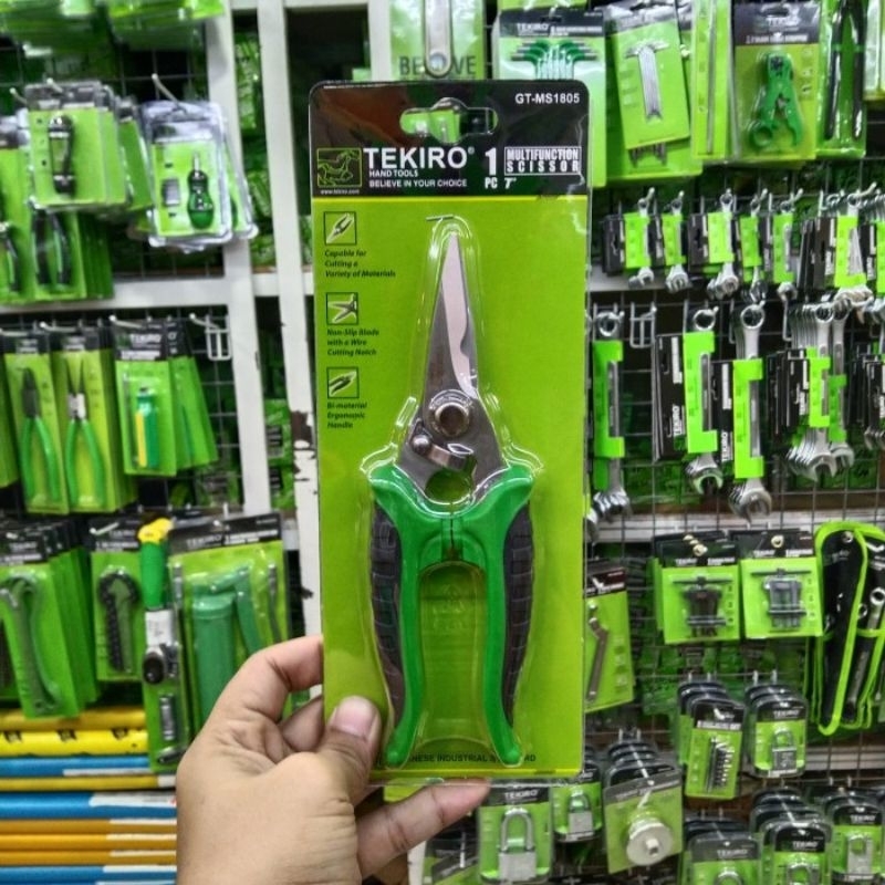 Jual TEKIRO gunting multifungsi tekiro 7in | Shopee Indonesia