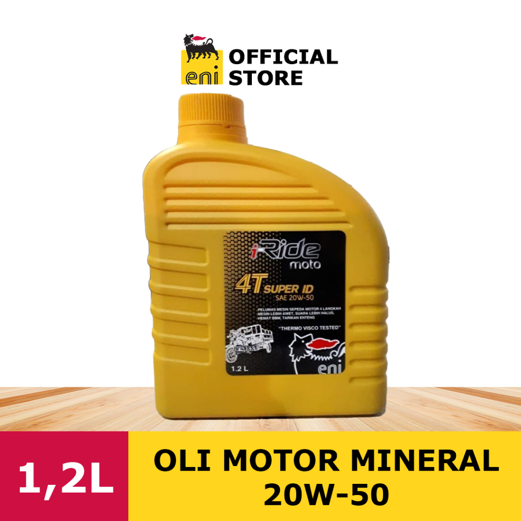 Jual ENI i-Ride Moto 4T Super ID 20W-50 (1,2Lt) | Shopee Indonesia