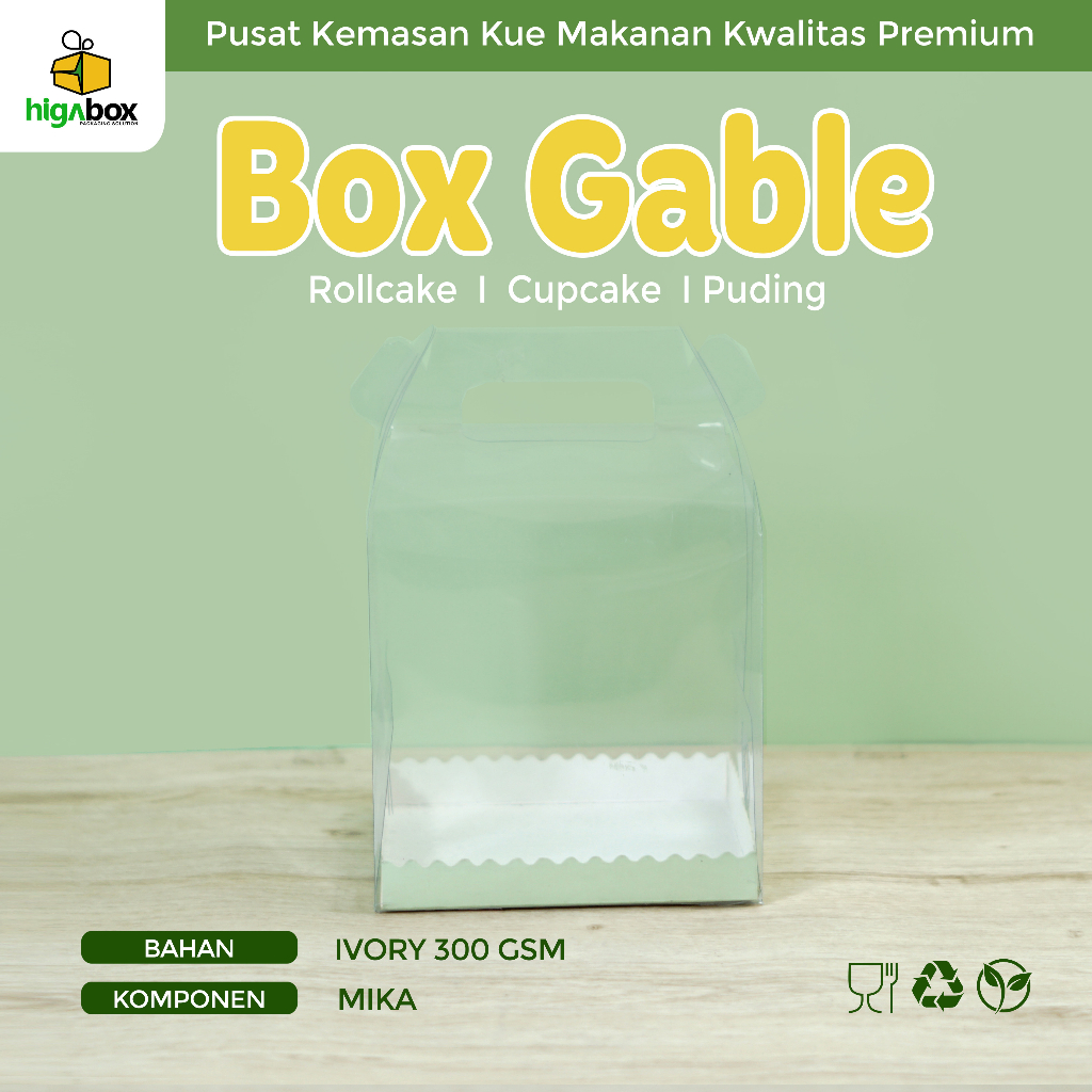 Jual Box Mika Kotak Kue Tart Transparan Tenteng Gable Box Mika Box