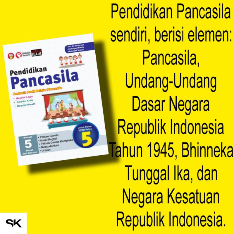 Materi pendidikan pancasila kelas 5 semester genap