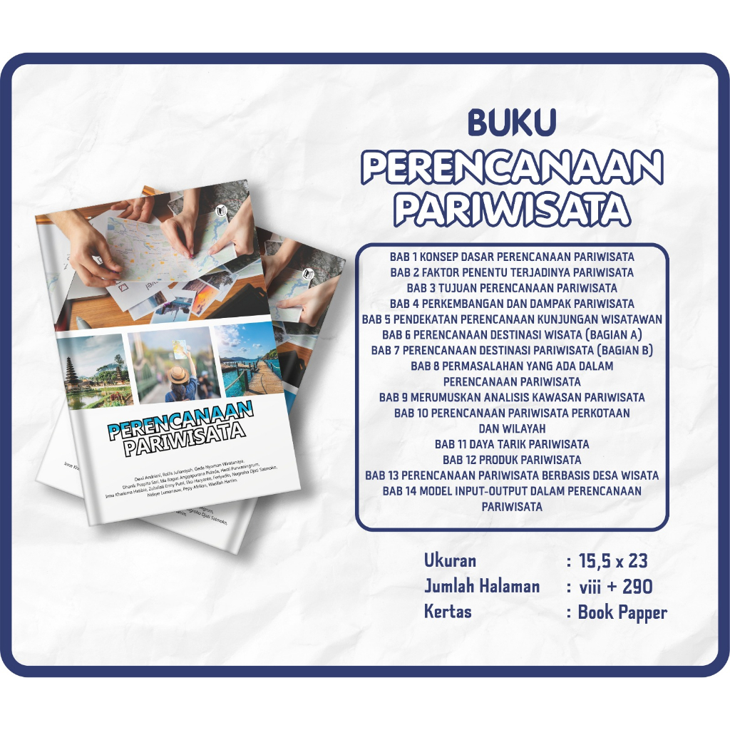 Jual BUKU PERENCANAAN PARIWISATA | Shopee Indonesia