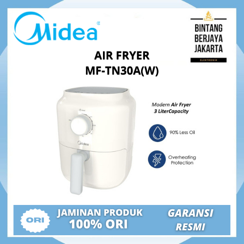 Jual Midea Air Fryer MF-TN30A - Kapasitas 3L - Penggorengan Tanpa ...