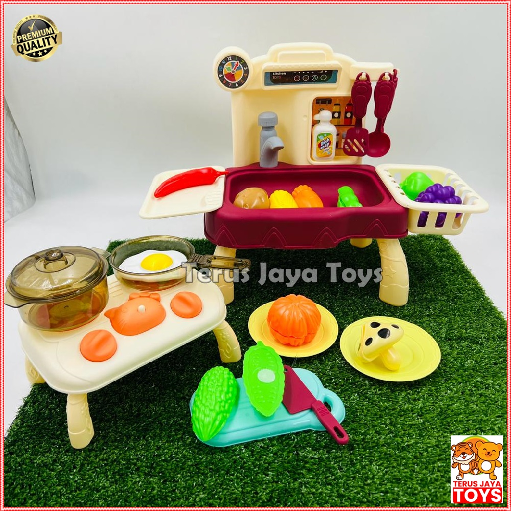 Jual MAINAN ANAK KITCHEN SET/MAINAN ANAK PEREMPUAN/MAINAN KOMPOR ...