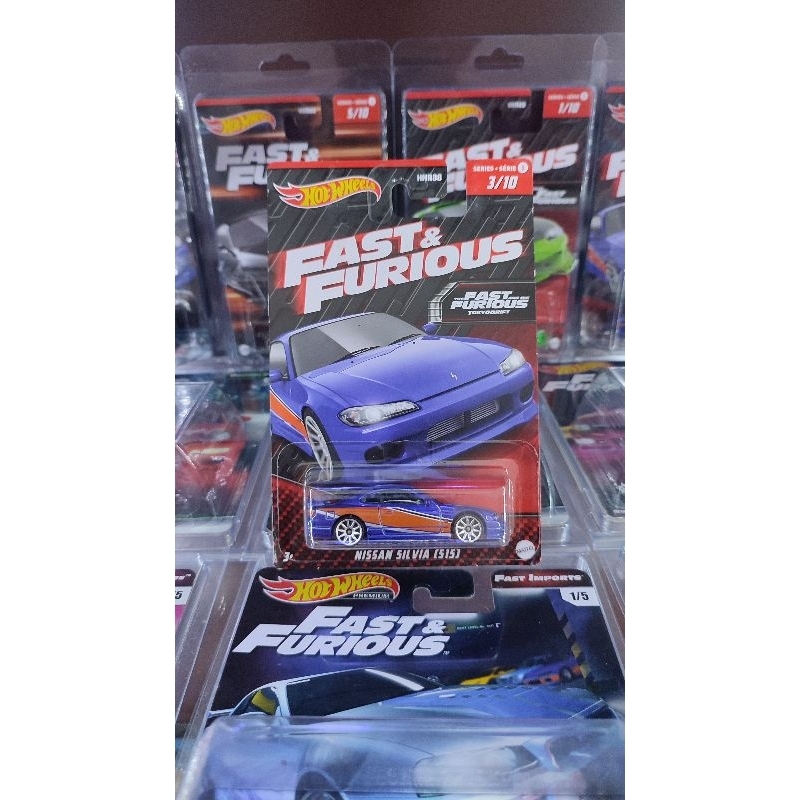 Hot Wheels Fast & Furious Nissan Silvia S15 Monalisa - Lot De 2 Voitures - 1:64 - Neuf