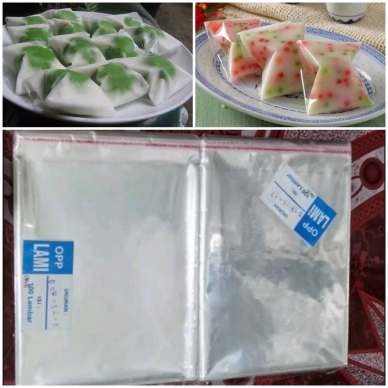 Jual Plastik Opp Sheet X Plastik Bungkus Kue Basah Plastik Nagasari Shopee Indonesia