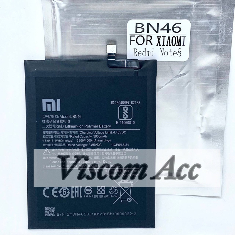 Jual Baterai Xiaomi BN-46 Original Redmi 7 / BN46 | Shopee Indonesia