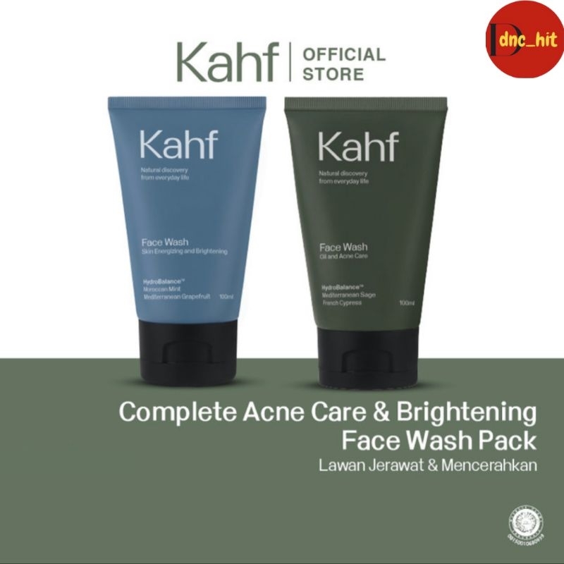 Jual Kahf Face Wash 100ml Shopee Indonesia