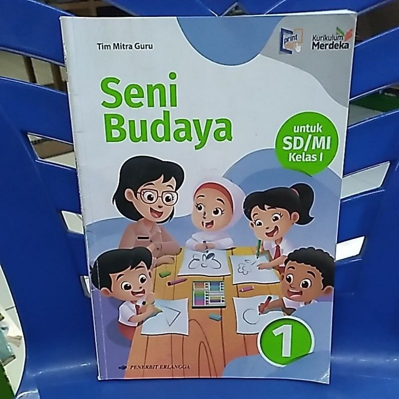 Jual pelajaran seni budaya kelas 1 sd erlangga kurikulum merdeka ...