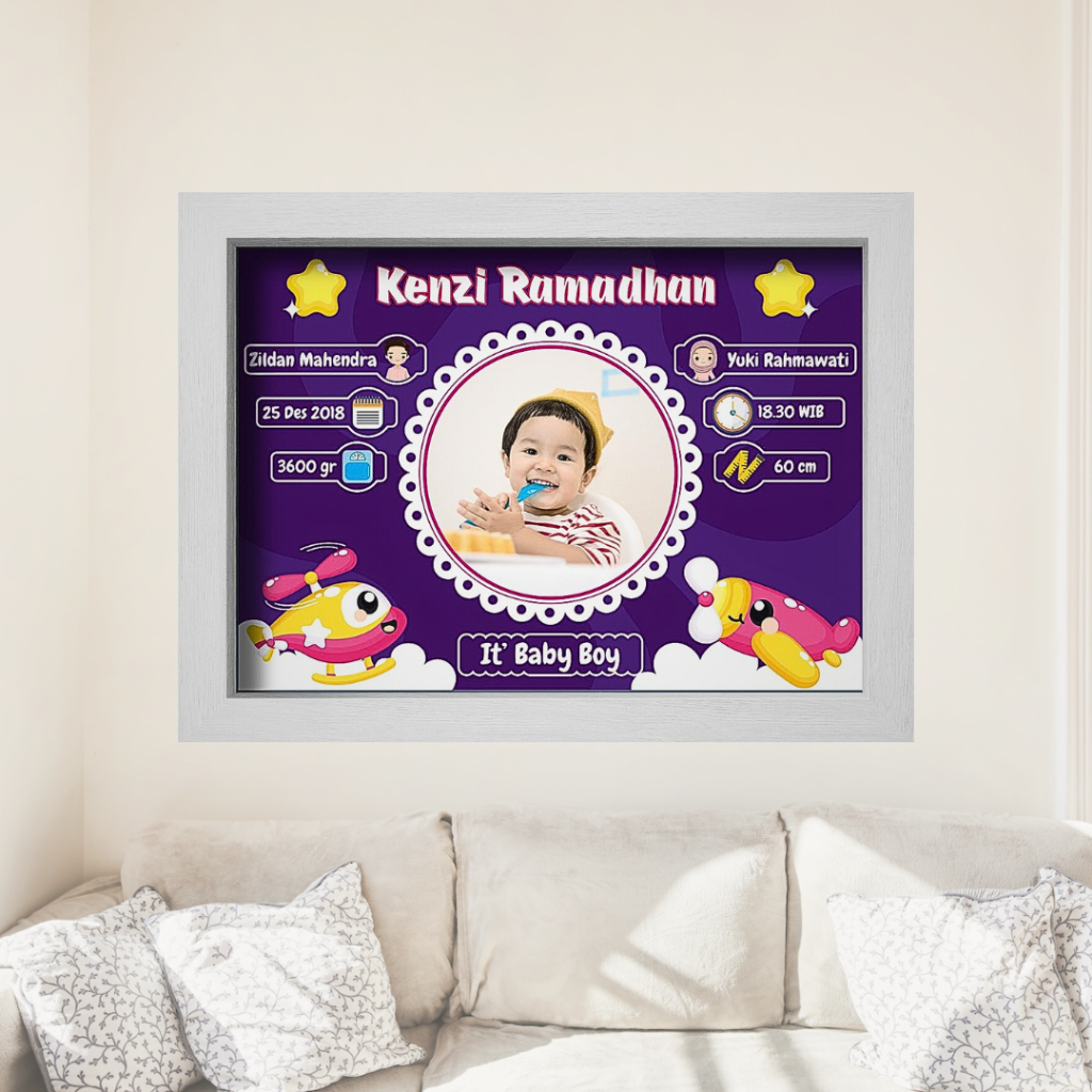 Jual Pilihan Jasa Desain Biodata Bayi Kekinian Harga Terjangkau