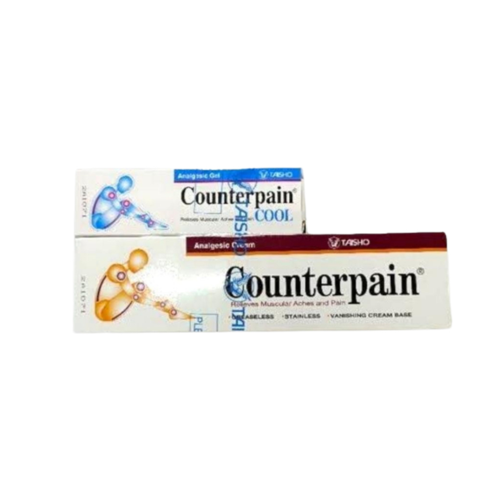 Jual Counterpain Analgesic Cream & Analgesic Gel Cool Banded isi 2 x ...