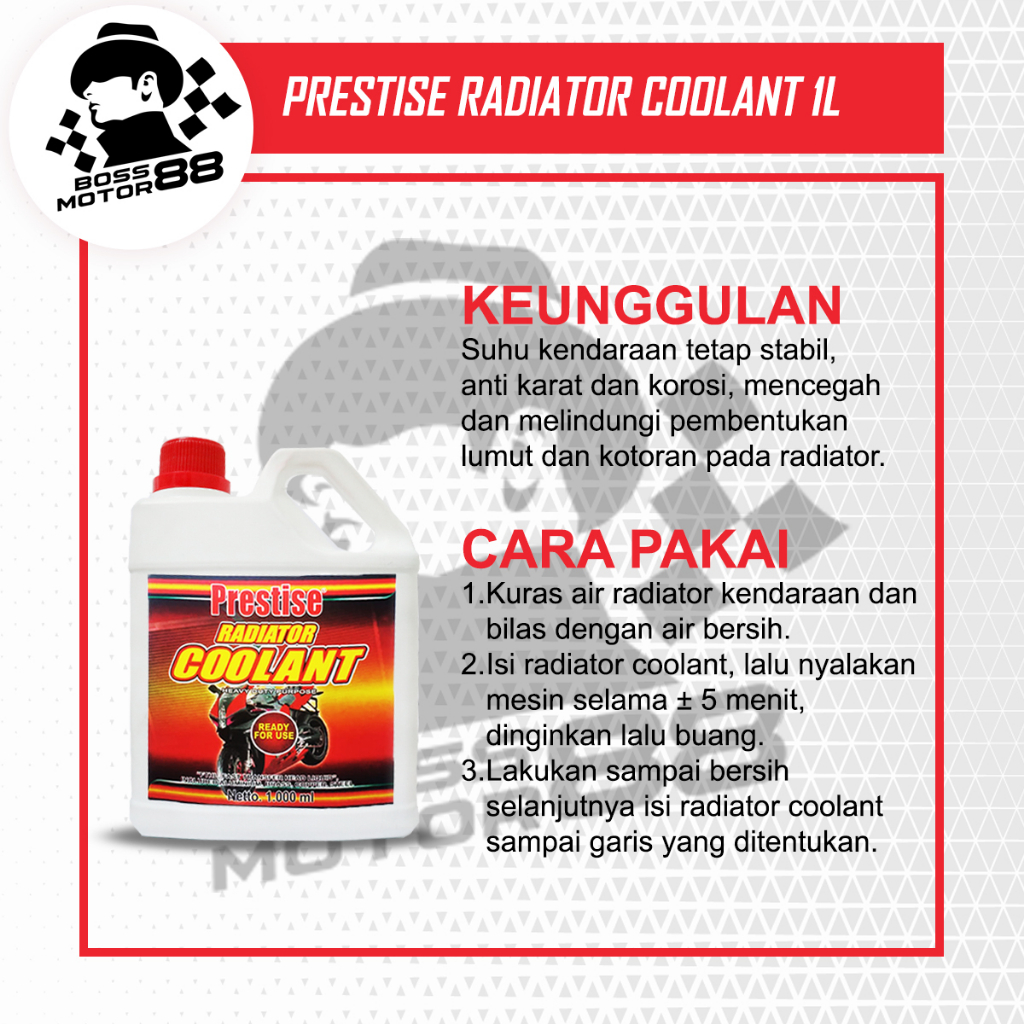 Jual Prestise Air Radiator Coolant 1L Cairan Radiator Untuk Semua Jenis ...