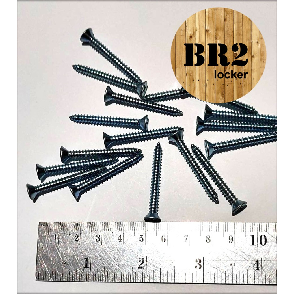 Jual selt tapping screws - sekrup taping FH 8 x 1 1/2 kepala rata 50 ...