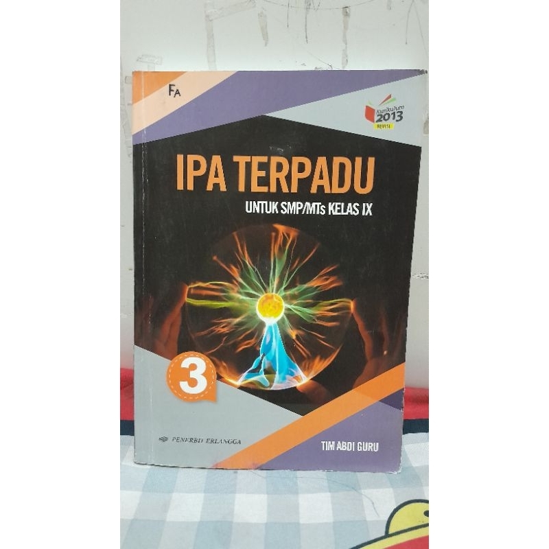 Jual Buku IPA Terpadu SMP kelas 9 Kurikulum 2013 Revisi Penerbit ...