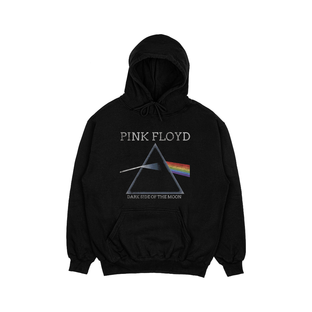 Jual Hoodie Zipper Band PINK FLOYD DARK SIDE Bahan Katun Fleece