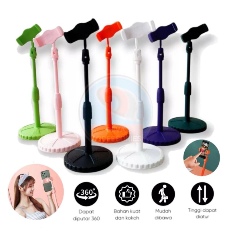 Jual STAND HOLDER HP HD-001S WARNA FOLDING DESKTOP DUDUKAN HP | Shopee ...