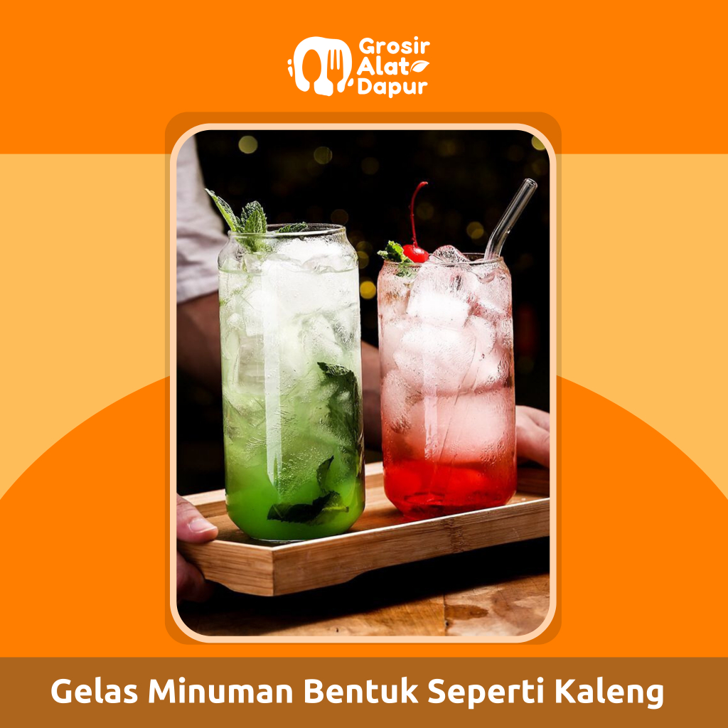 Jual Gelas Minuman Bentuk Kaleng One Two Cups Can Shape Glass 400ml Trasparan Shopee Indonesia 7140