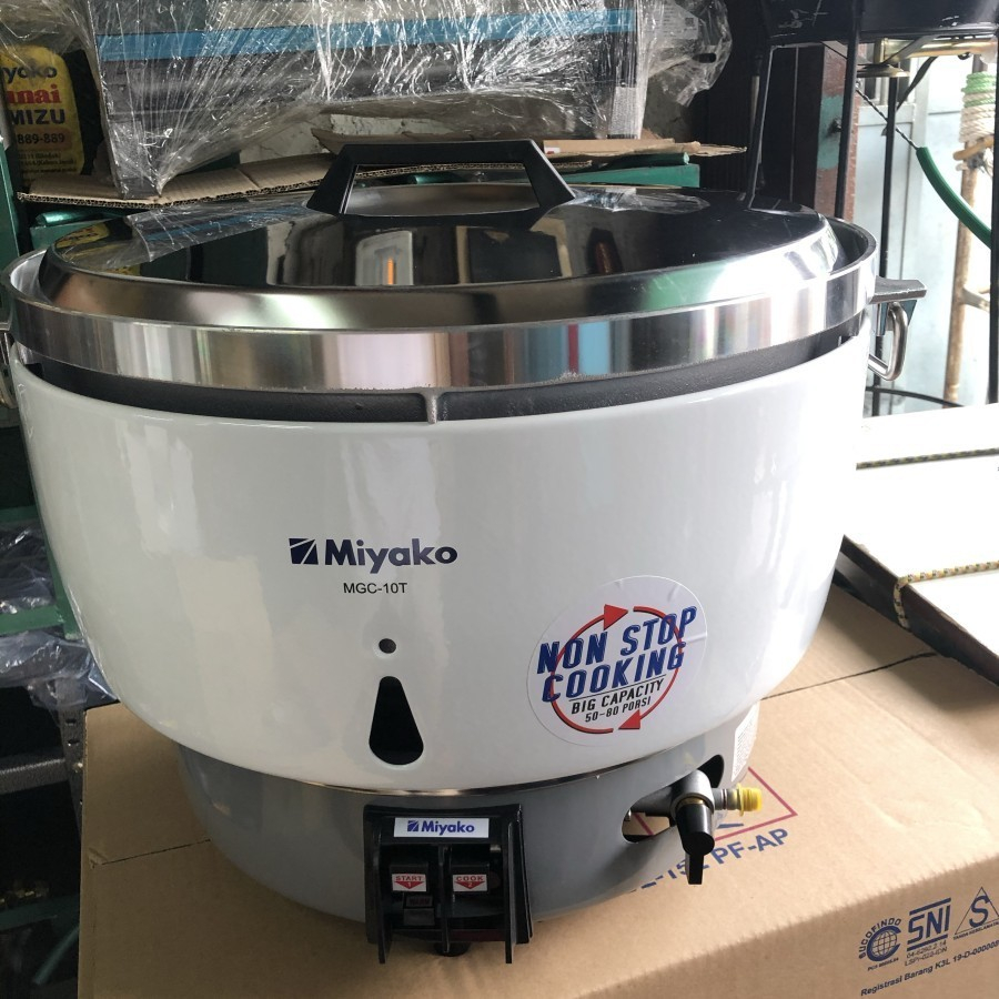 Jual Miyako Gas Cooker MGC10T / Rice Cooker Gas 10 Liter Shopee