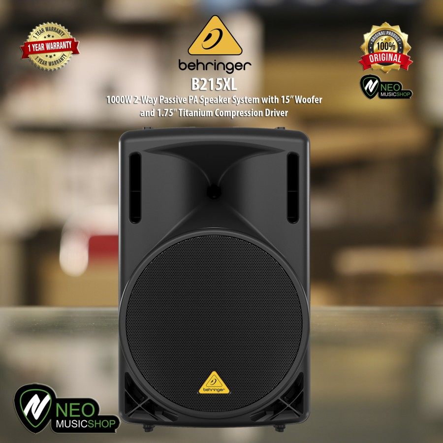 Jual Behringer B215XL 1000W 15" 2Way Passive PA Speaker System