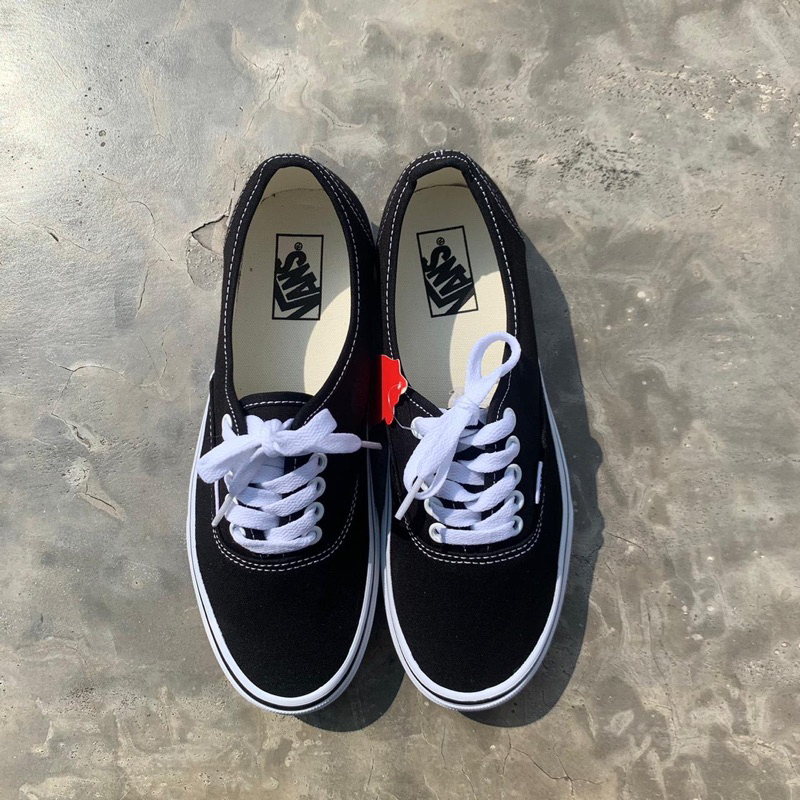 Jual Vans Authentic Black White Shopee Indonesia