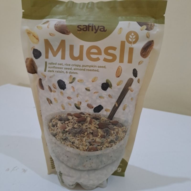 Jual MUESLI 500GR ORIGINAL SAFIYA FRUIT AND SEED MURAH SEHAT BAGUS