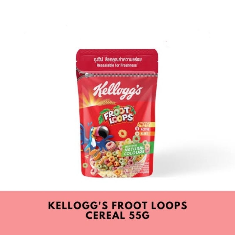 Jual Kellogg's Froot Loops Pouch 55g Shopee Indonesia