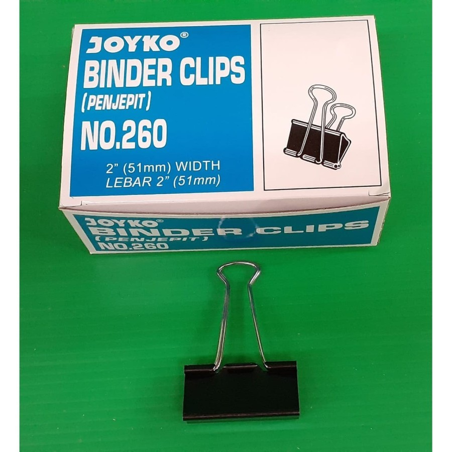 Jual Binder Clips Penjepit Kertas Joyko No 260 Shopee Indonesia