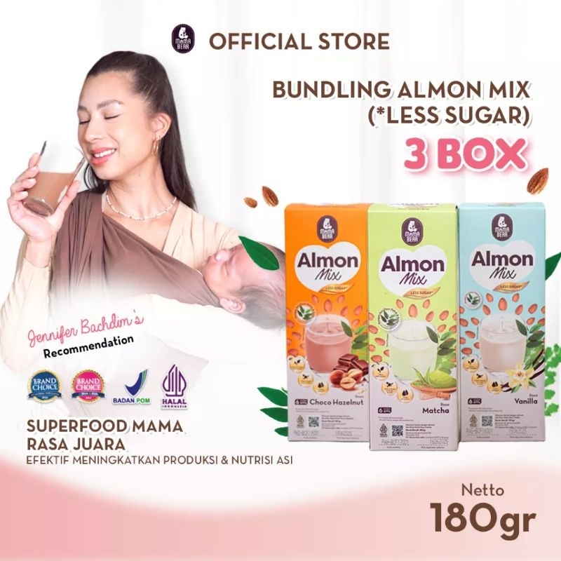 Jual Mama Bear Almon Mix Mamabear Almon Mix Asi Booster Shopee Indonesia 2304