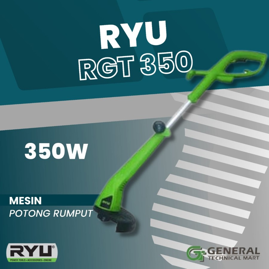 Jual Mesin Potong Rumput Listrik/ Pemotong Rumput RYU RGT 350 | Shopee ...