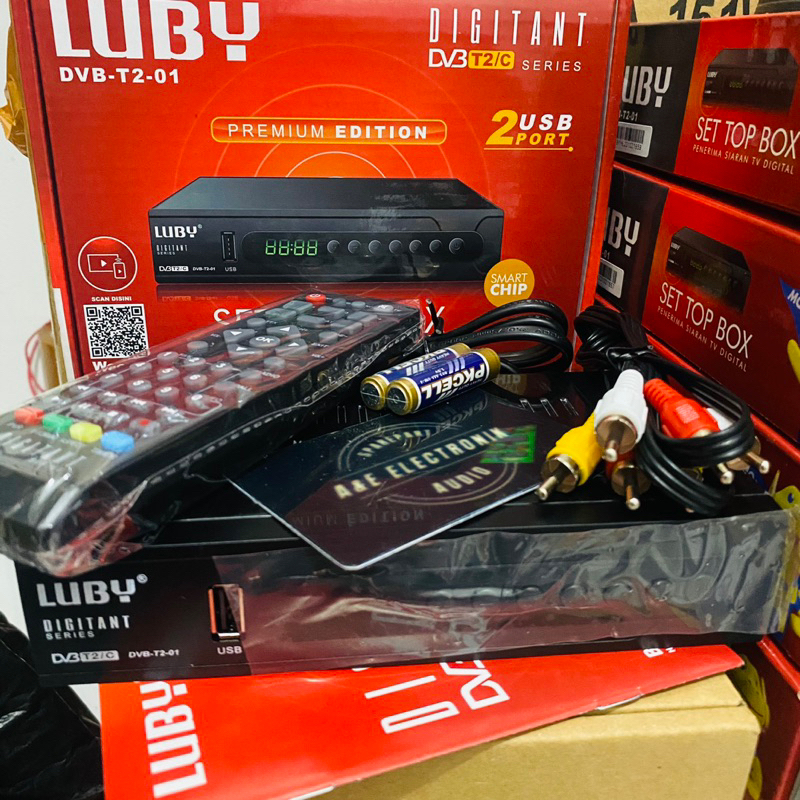 Jual SET TOP BOX TV DIGITAL LUBY DVBT201 FULL HD EWS SNI Shopee