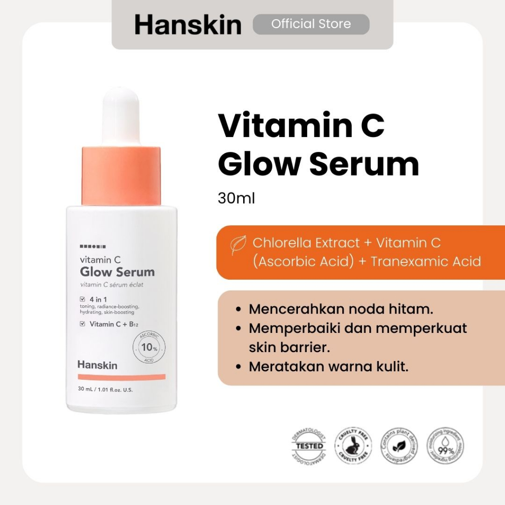 Jual Hanskin Vitamin C Glow Serum 30 ml Shopee Indonesia