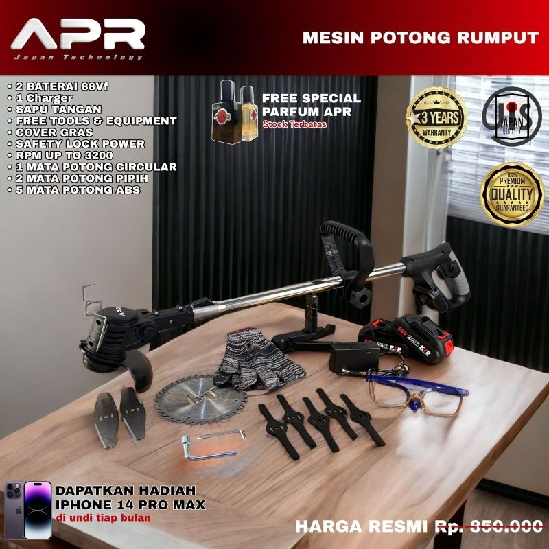 Jual Big Promo Mesin Pemotong Rumput Apr Japan 88v Potong Ranting