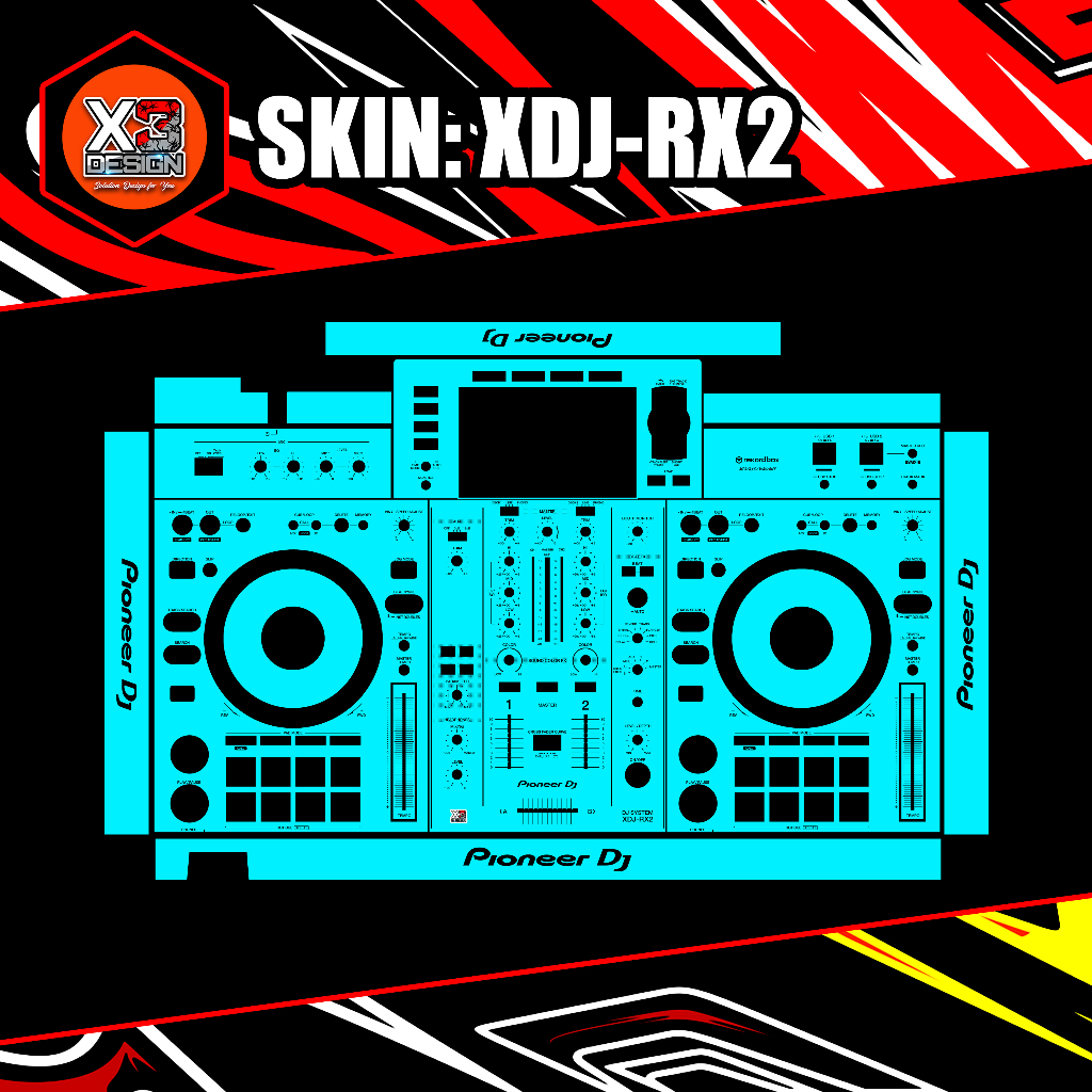 Jual STIKER/SKINZ ALAT DJ PIONEER XDJ-RX2 ALL VARIAN COLOUR & CUSTOM ...