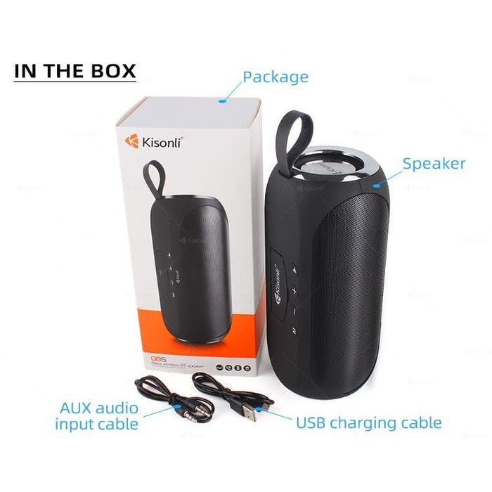 Jual Speaker Bluetooth Kisonli Q9S Hifi Super Bass | Shopee Indonesia