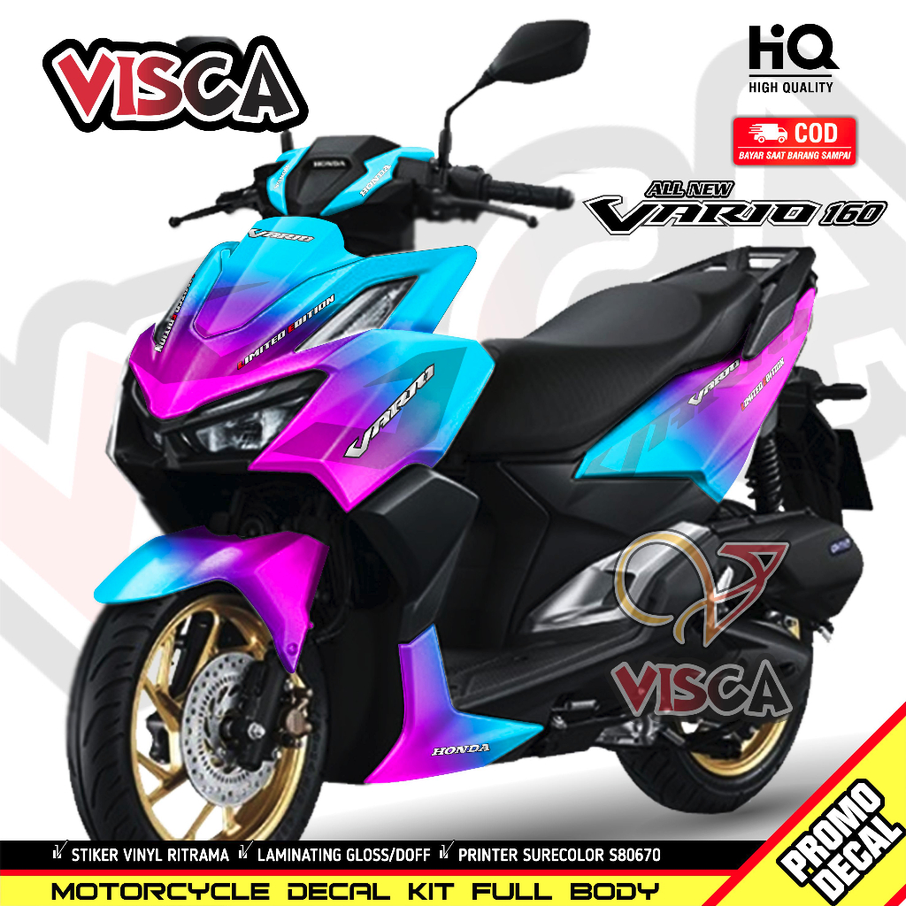 Jual Cod Decal Vario New Full Body Stiker Vario New Full Body