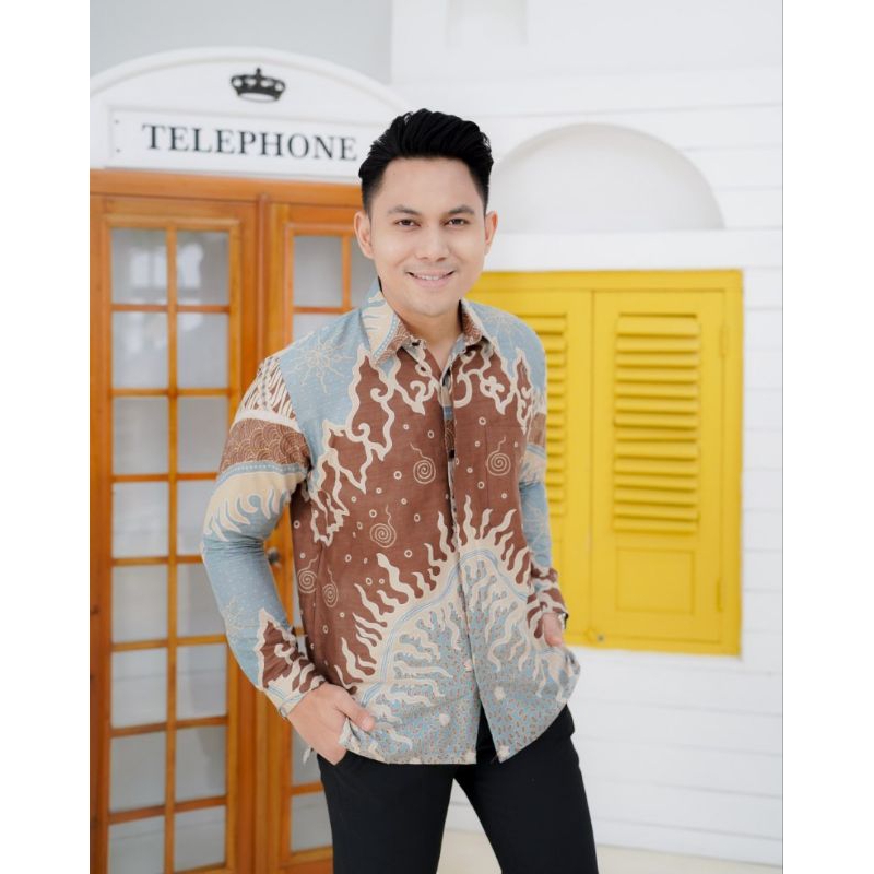 Jual TUNIK BATIK MODERN ATASAN BATIK WANITA BAJU BATIK SERAGAM RESMI ...