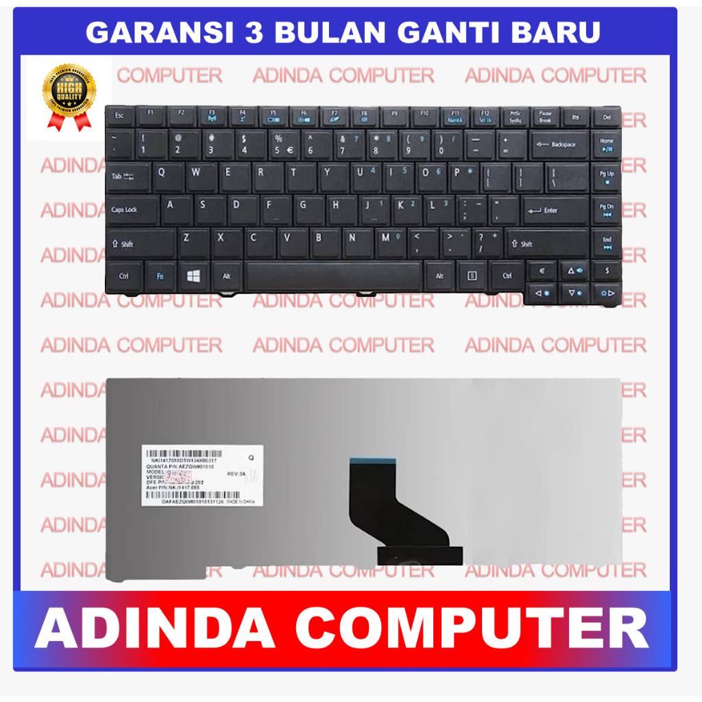 Jual Keyboard Acer Travelmate TM4750 4740 6495 6495G 8473 P243 P633 ...