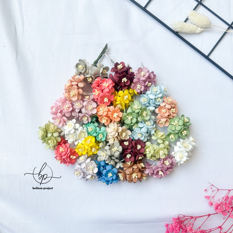 Jual BUNGA SPONS SAKURA MINI KB25 | Shopee Indonesia