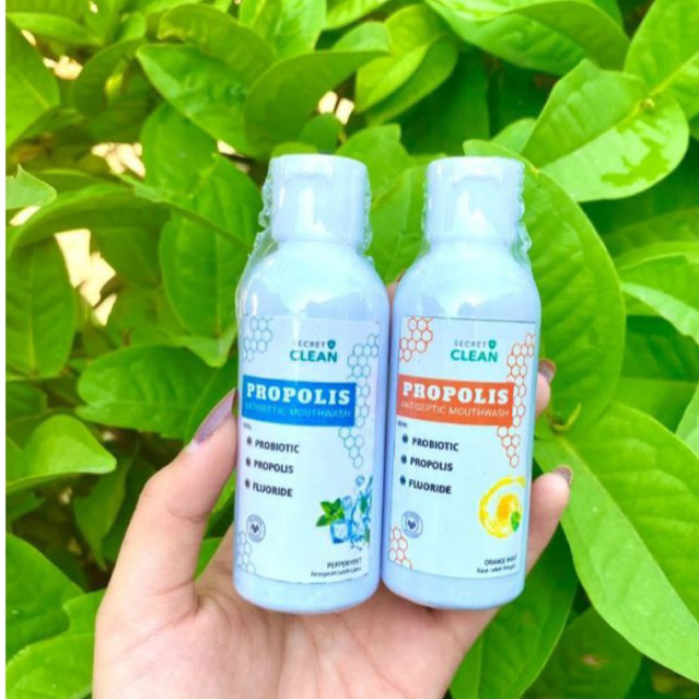 Jual Secret Clean Propolis Antiseptic Mouthwash Travel size 50ml