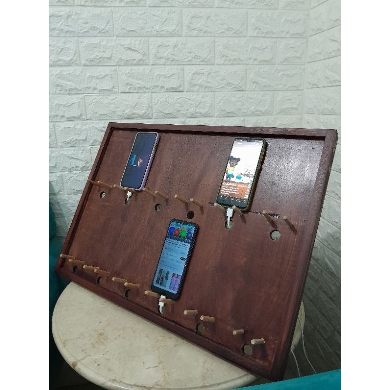 Jual HSW020 - Rak Kayu Pengisi Daya Handphone Massal - Mass Charging ...