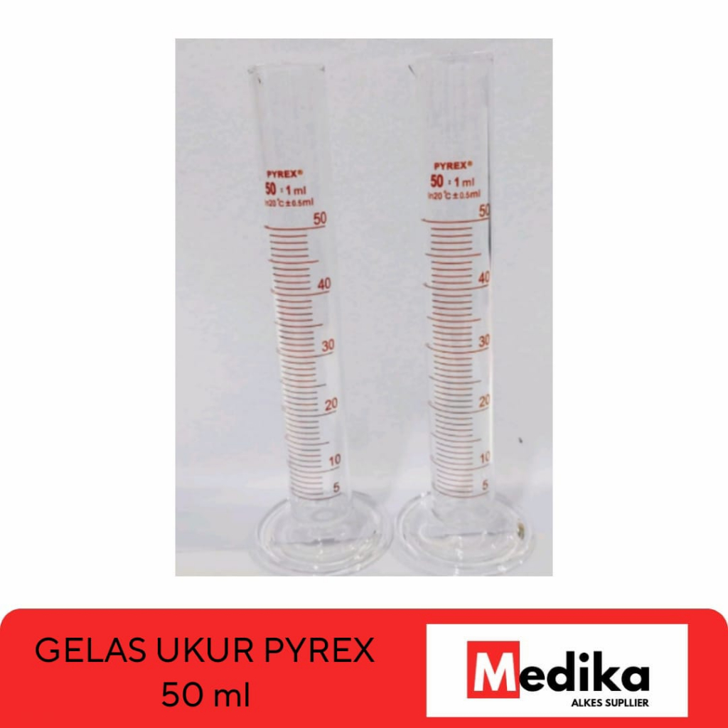 Jual Alat Labkimiafarmasi Gelas Ukur 50 Ml Pyrex Shopee Indonesia 0808