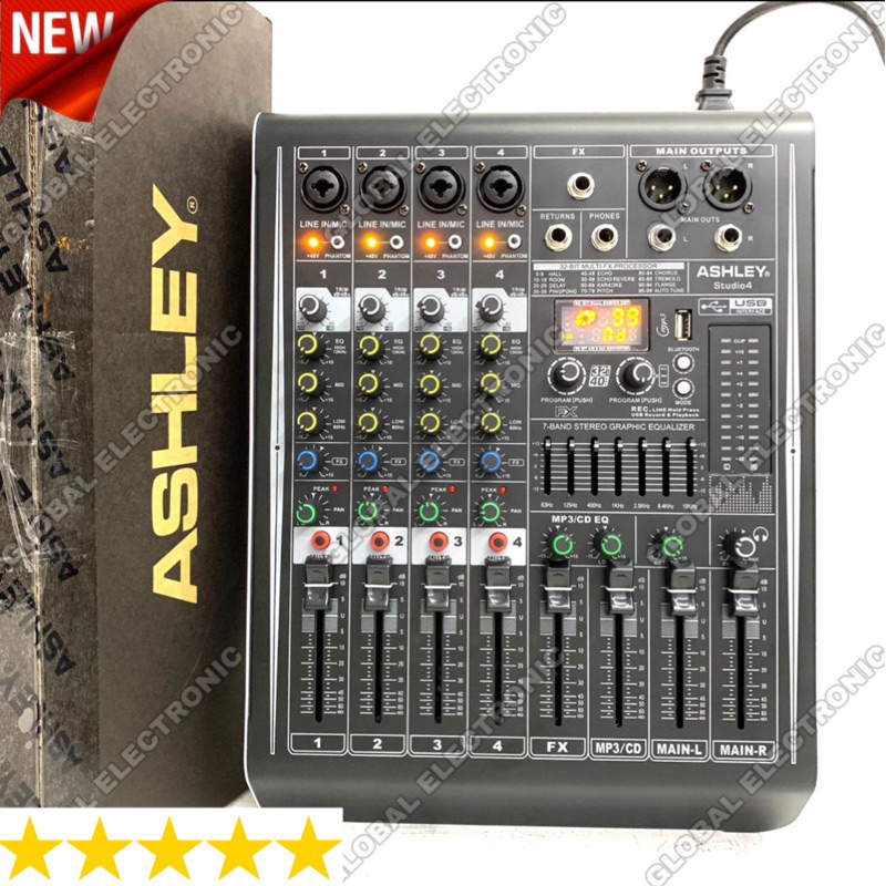 Jual Power Mixer Ashley Studio 4 / Studio4 Original 4 Channel 4